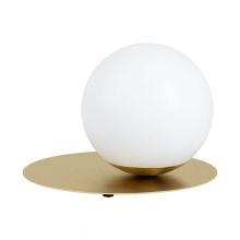 Arenales lampa stojąca 1x40W E27 mosiądz szczotkowane